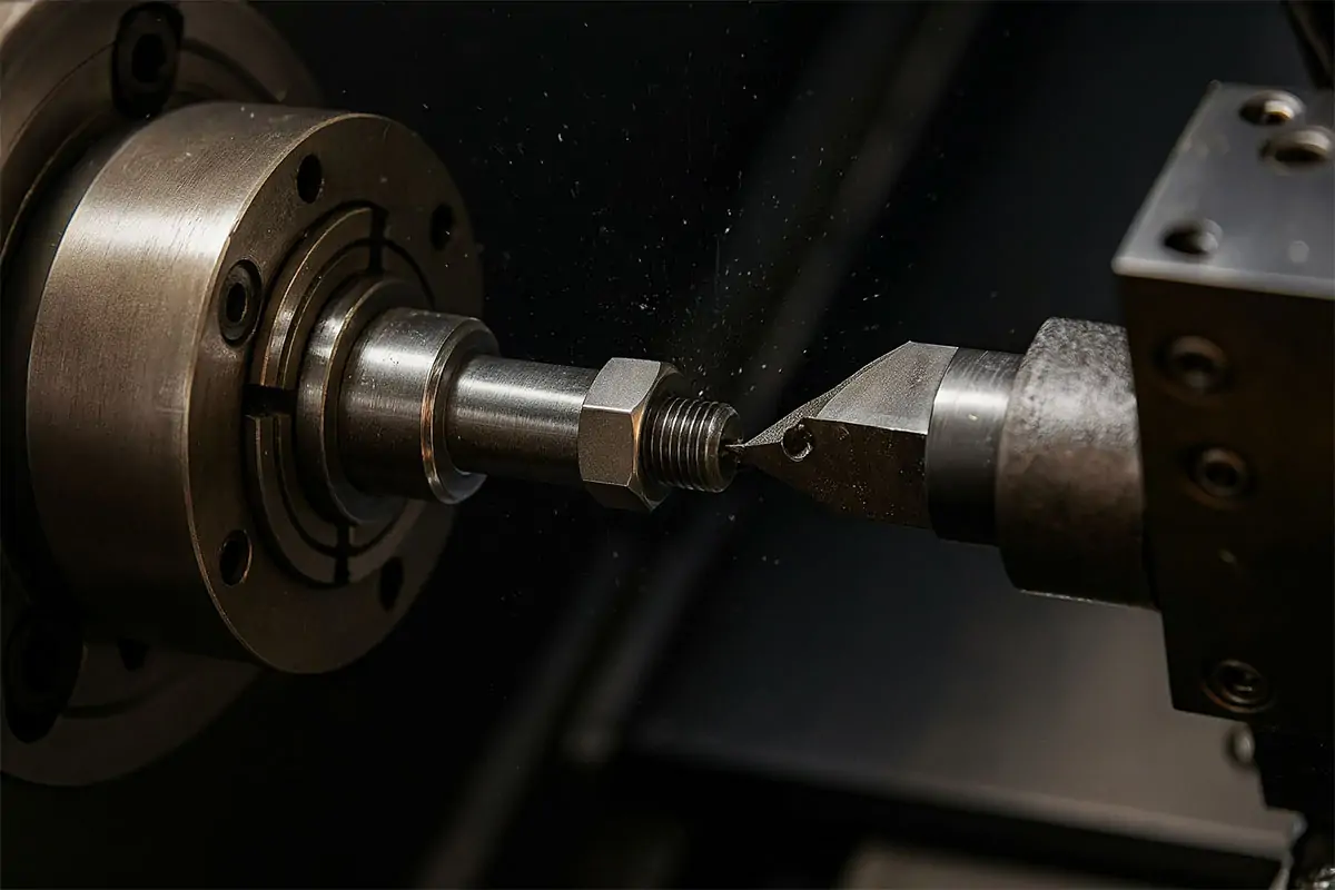 CNC Turning Services: precision lathe turning for shafts, bushings, threads and complex mill-turn parts