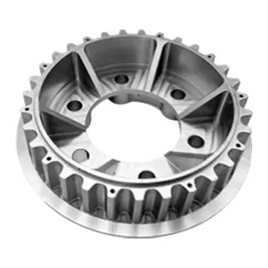 5-axis CNC machined gear ring with precision internal teeth