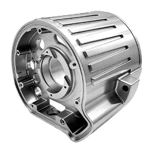 is CNC machined motor outer casing with radial slots