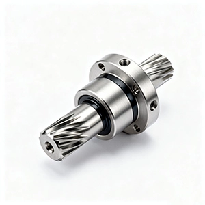 Alloy steel CNC machined flange with chamfered bolt circle