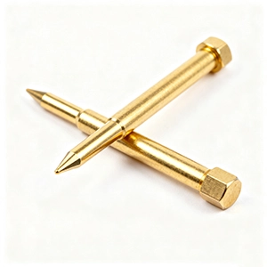 Brass CNC machined pipe fitting with smooth threads