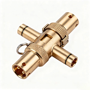 Bronze CNC machined bearing sleeve with lubrication holes