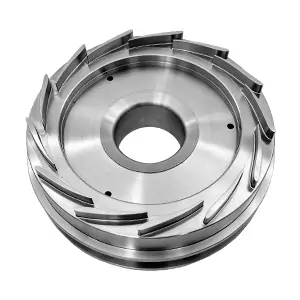 CNC machined milling cutter body with multiple cutting flutes