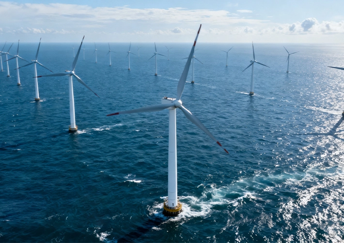 Renewable energy precision machining