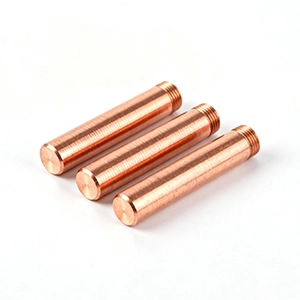 Copper CNC machined heat sink with fine cooling fins