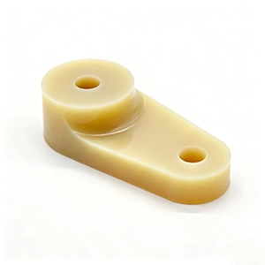 Delrin CNC machined gear with low-friction tooth profile