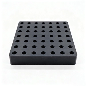 Delrin CNC machined timing pulley with clean grooves