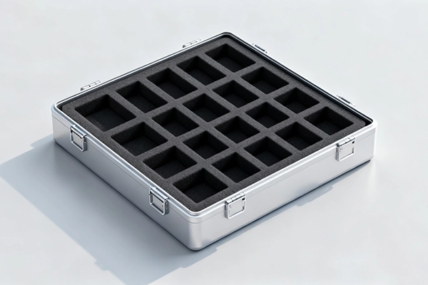 ESD polypropylene tray for electronics handling (3:2)