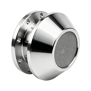 Stainless steel CNC machined housing with precision pockets