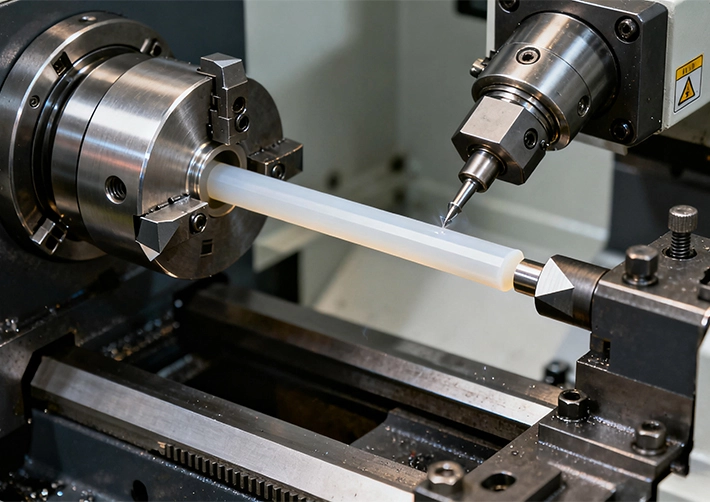 ABS CNC turning/mill-turn for bushings, caps, and fixtures