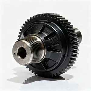Carburized and hardened gear for high-performance applications.