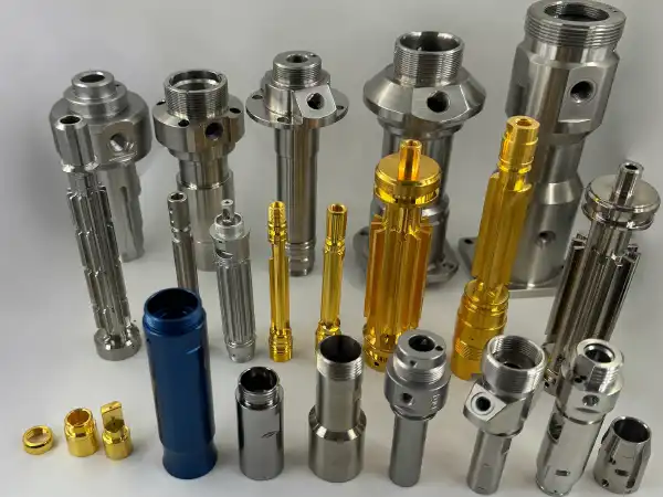 CNC quality inspection with TESA height gauge for precise dimensional measurement
