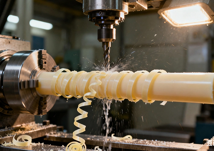 Delrin machinability, low friction, and dimensional stability