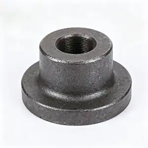 Flanged CNC component with heat-treated surface for optimal performance.