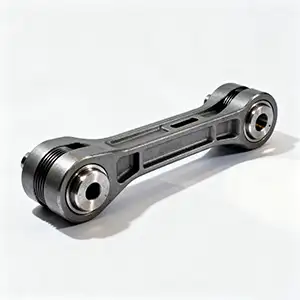 Nitrided crankshaft with enhanced hardness and surface durability.