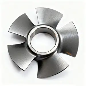 Nitrided fan blade with enhanced strength and resistance to wear.
