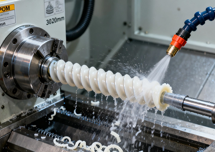 CNC turning/mill-turn in acetal for bushings, pulleys, and seals
