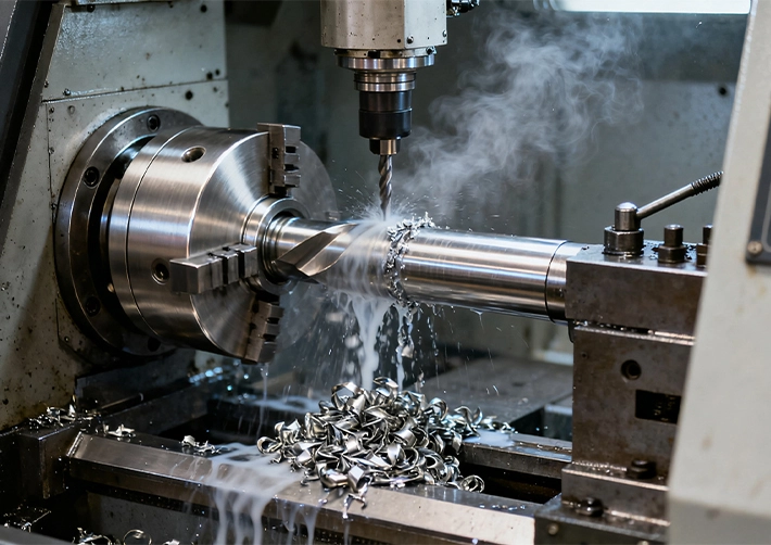 Stainless steel CNC turning and mill-turn finishing