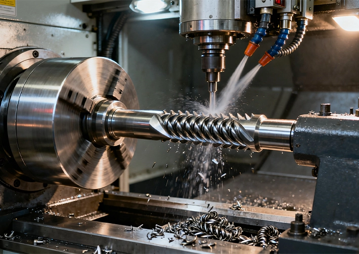 Tool steel CNC turning and mill-turn of shafts and cores