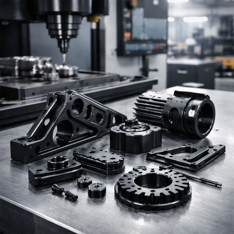 black-anodized-aluminum-parts