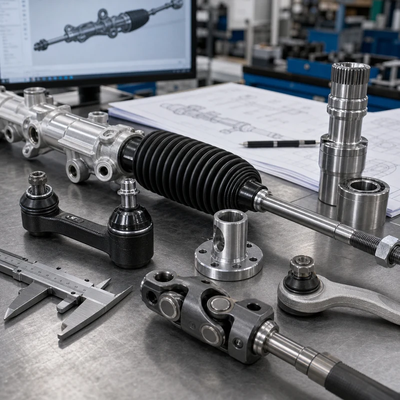 Car Steering Components: System Parts, Function, and Manufacturing Notes