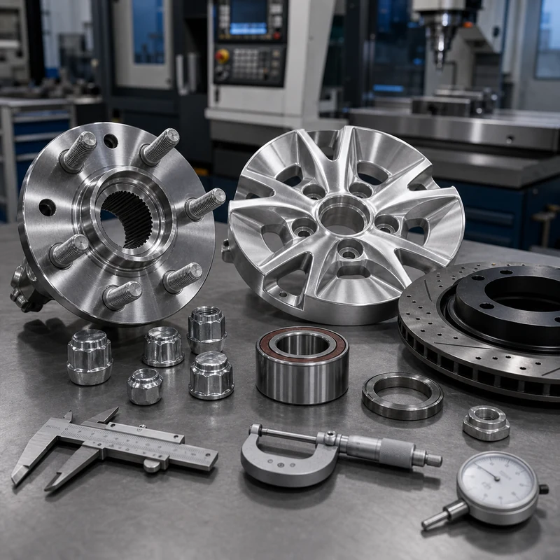 Car Wheel Parts Explained: Components, Materials, and CNC Manufacturing