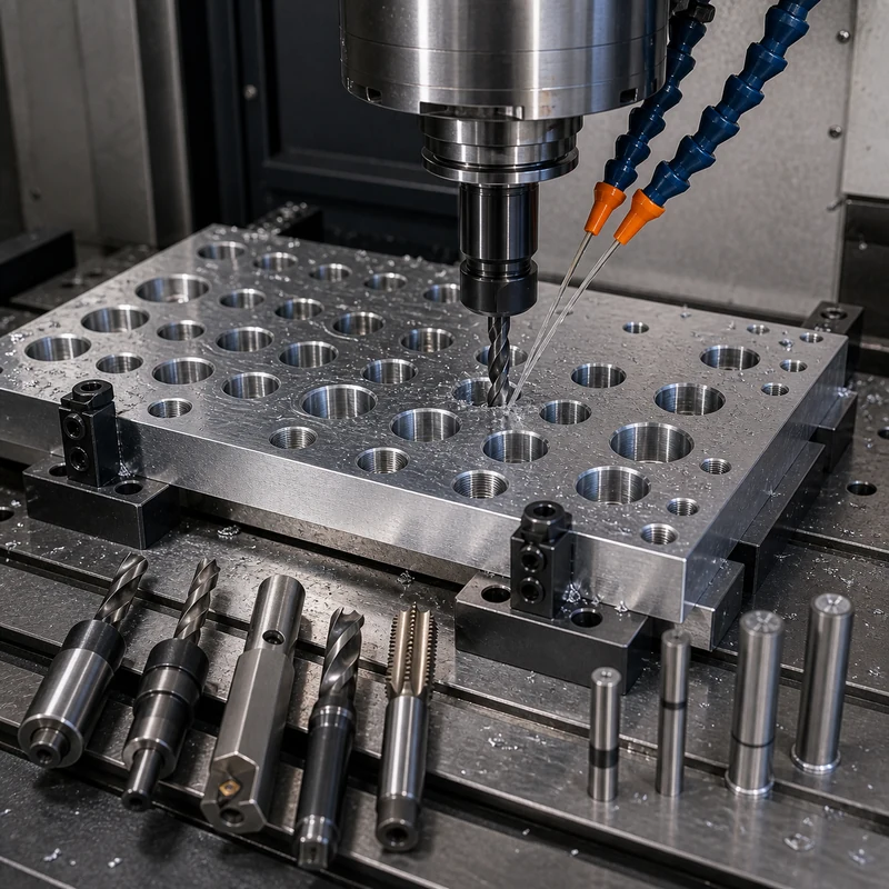 Hole Machining in CNC: Drilling, Boring, Reaming, and Tapping