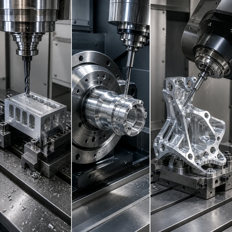 3-Axis vs 4-Axis vs 5-Axis CNC Machining - MTSPi CNC