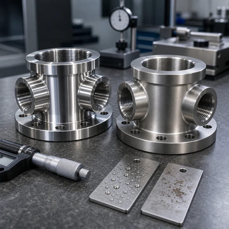 304 vs 316 Stainless Steel CNC machining material scene - MTSPi CNC