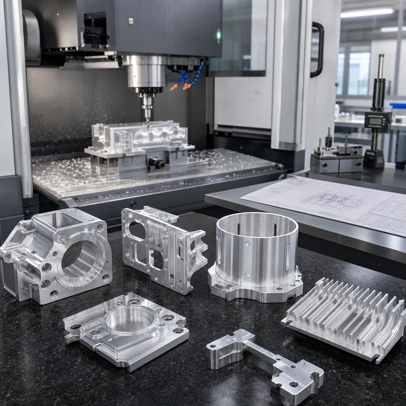 aluminum cnc machining precision machined aluminum housings and heat sinks