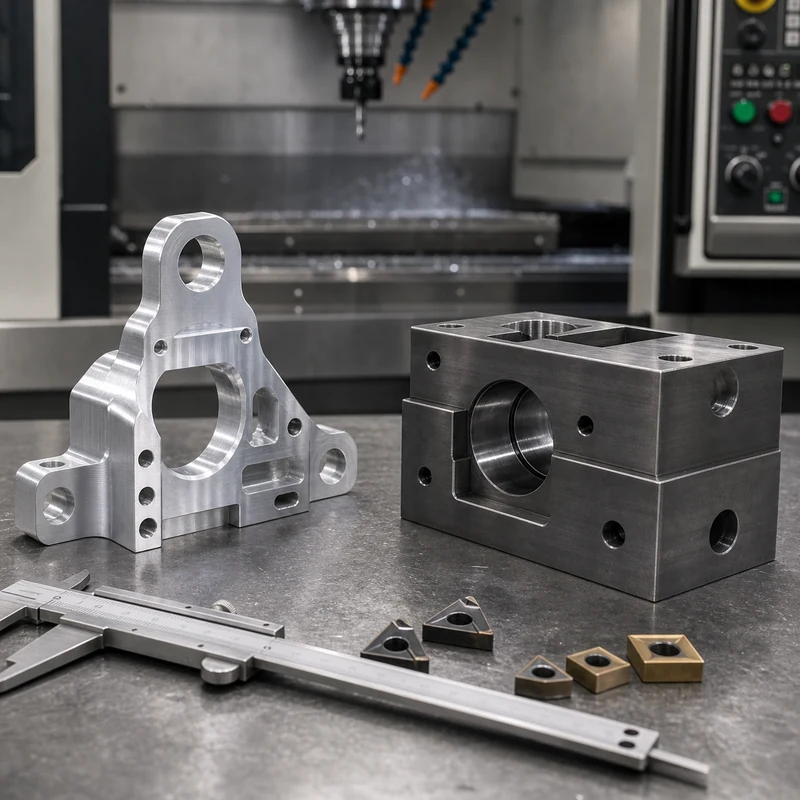 Aluminum vs Steel CNC machining material scene - MTSPi CNC