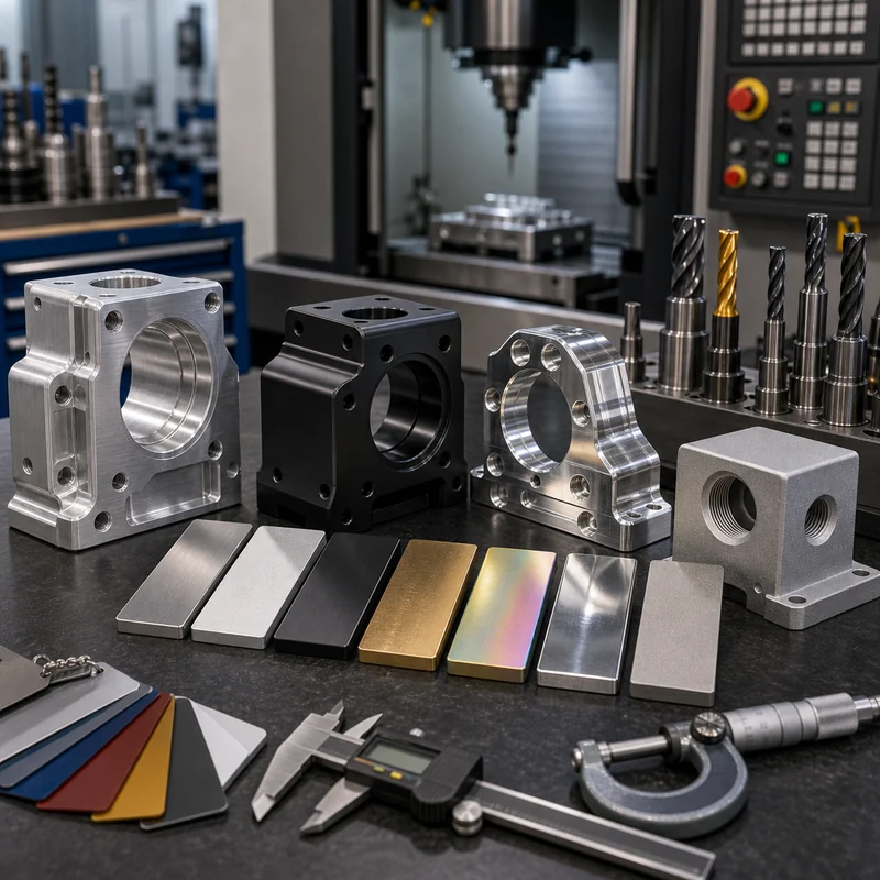 CNC machining surface finishes