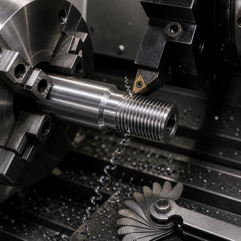 Threading Operation in Lathe - MTSPi CNC