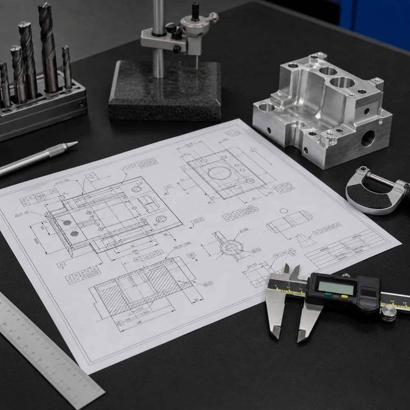 Engineering Drawing Symbols for CNC Machining Quotes