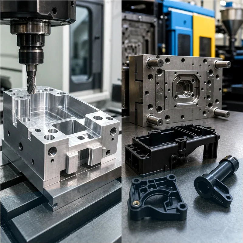 Cleanroom Injection Molding vs Standard Molding: Key Differences for Precision Parts - MTSPi CNC manufacturing scene